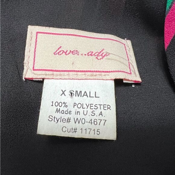 SALE!! Vintage Made in USA Geo Print Sleeveless Short Romper XS - Picture 6 of 6